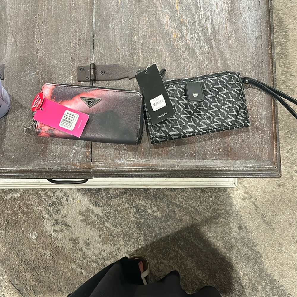 Prada Black and Pink Wallet